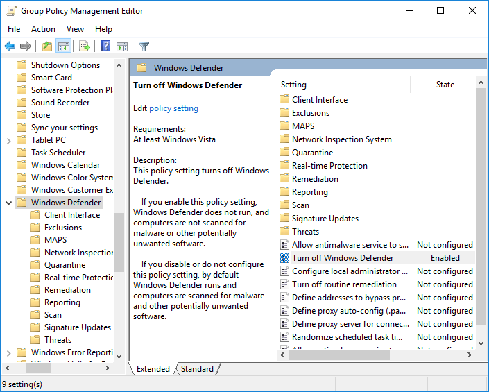 turn off windows defender if using comodo antivirus turn off windows defender if using comodo antivirus