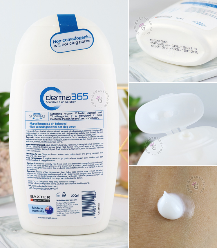 Derma 365 Gentle Lotion Review