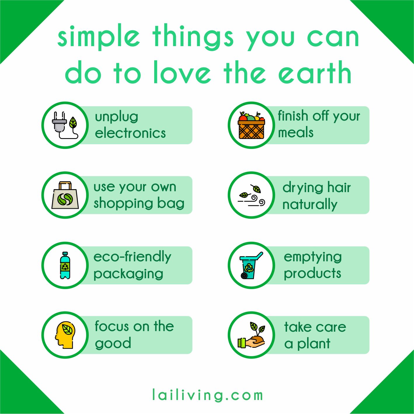 Simple Things You Can Do To Love The Earth lailiving