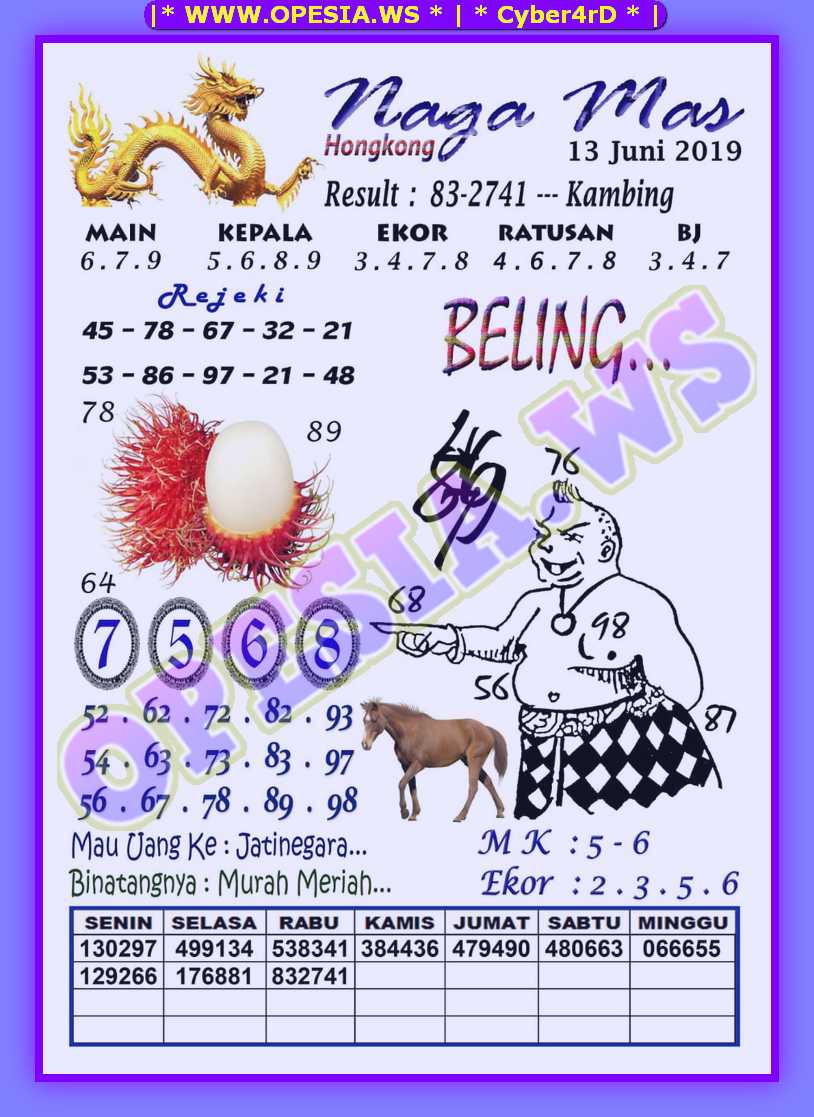 ஔ Syair arjuna hk 13 juni 2021  ନ 