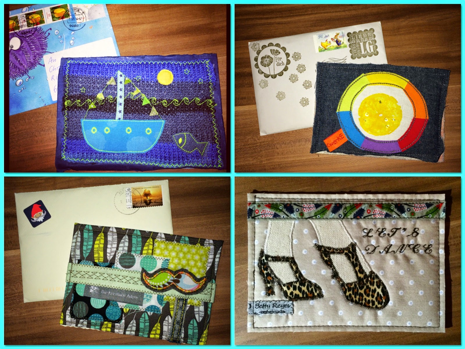 Stoffkartentausch im September