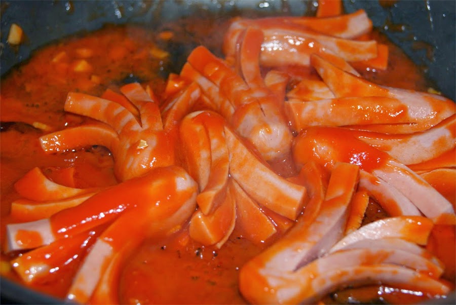 pulpitos de salchicha paso 4