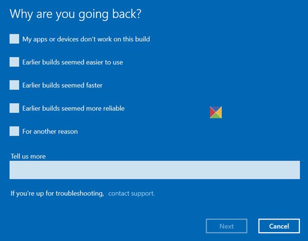 удалить юбилейное обновление Windows 10