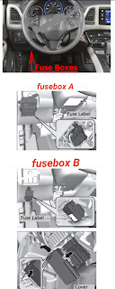 fusebox HONDA HRV 2016-2018