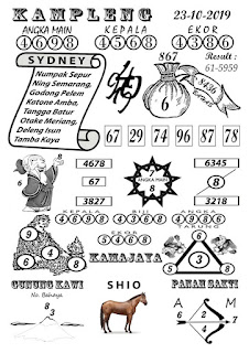 Syair Sydney 23 Oktober 2019 Prediksi Sydney 23 Oktober 2019