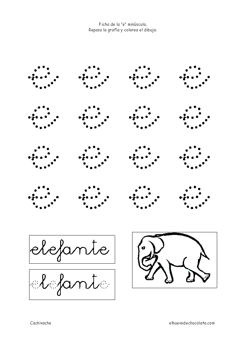 *MIS COSAS DE MAESTRA* LA LETRA E *MIS COSAS DE MAESTRA* LA LETRA E