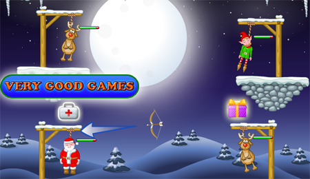 A Chistmas shooting game Gibbets: Santa in trouble - play online for free on the blog for gamers Very Good Games
