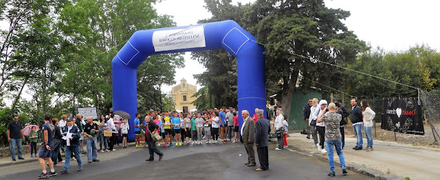 Partenza 1° Maratona del Barocco Militellese