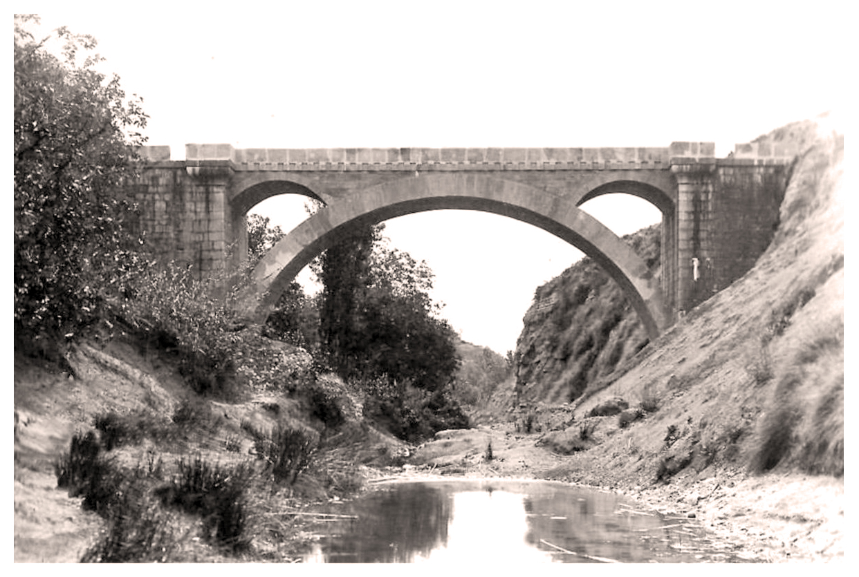 Turoliense Puente sobre el Río Guadalopillo, Calanda