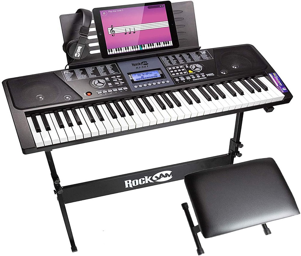 Rock Jam Portable 61 key (RJ561) Keyboard Review MigrateMusicNews