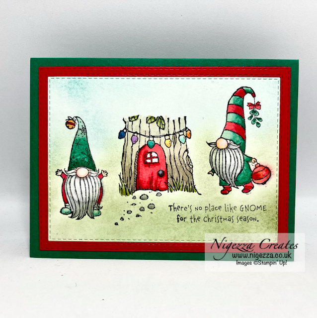 Nigezza Creates with Stampin' Up! and Gnome For The Holidays Using Stampin' Blends Ink Stamp Share Special Blog Hop