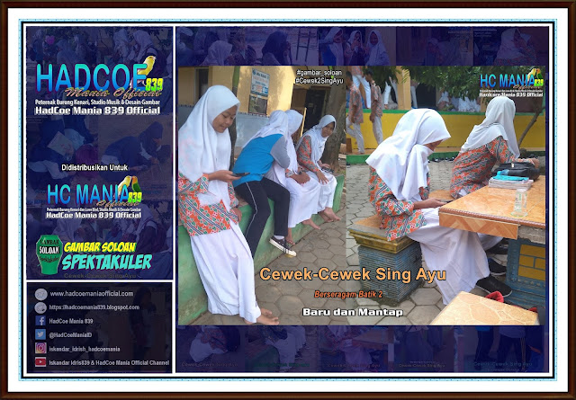 Gambar Soloan Spektakuler Terbaik - Gambar Siswa-siswi SMA Negeri 1 Ngrambe Cover Batik 2 - 8