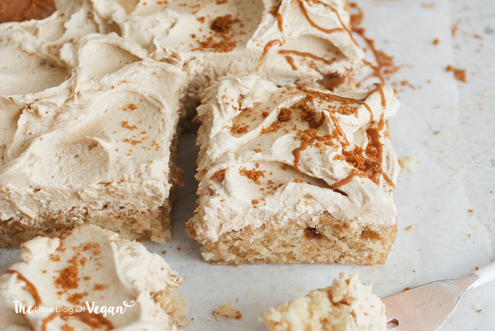 Vegan Biscoff Sheet Cake recipe