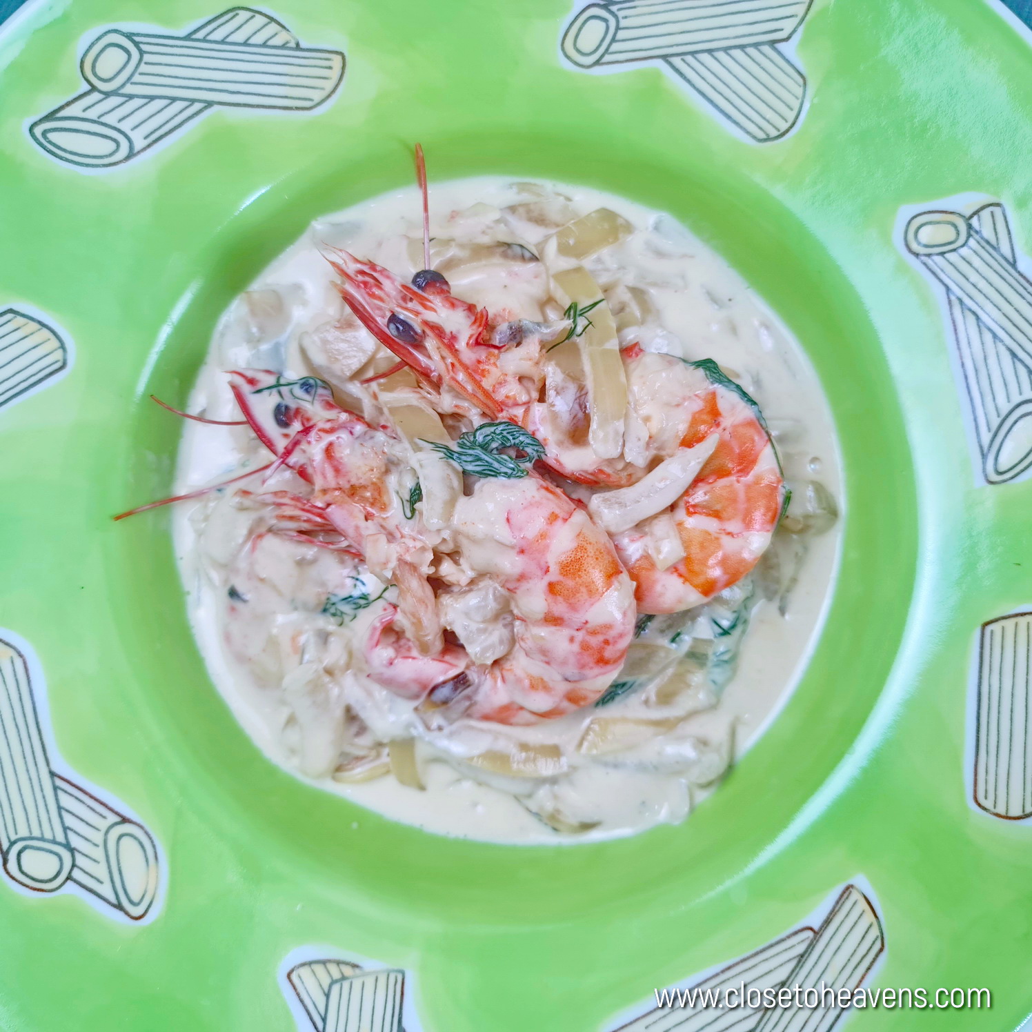 Creamy Shrimp Spaghetti สปาเก็ตตี้ซอสครีมกุ้ง