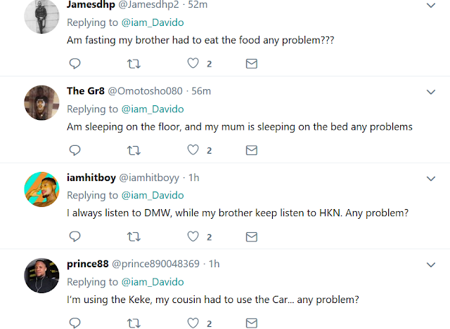 Twitter users mock Davido for stating that he couldn