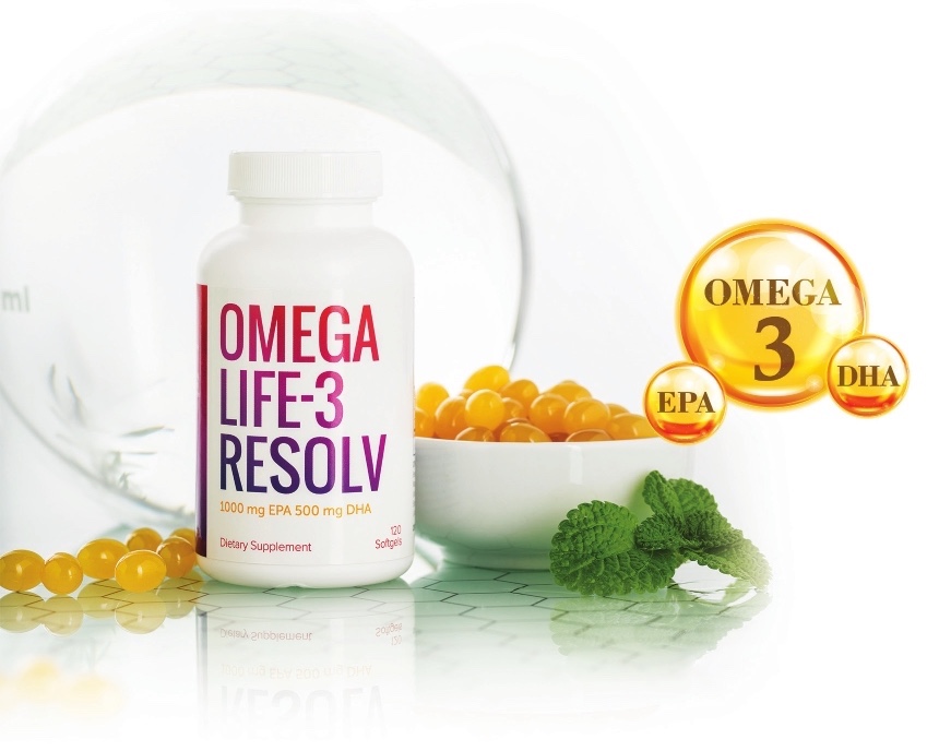 Thực phẩm bảo vệ sức khỏe Omega Life-3 Resolv Hỗ trợ giúp giảm cholesterol, hỗ trợ giảm nguy cơ mắc bệnh tim mạch do mỡ máu cao