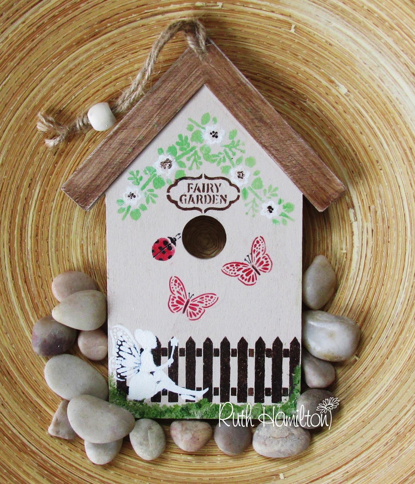 A Passion For Cards Folk Art mini stencils from Plaid