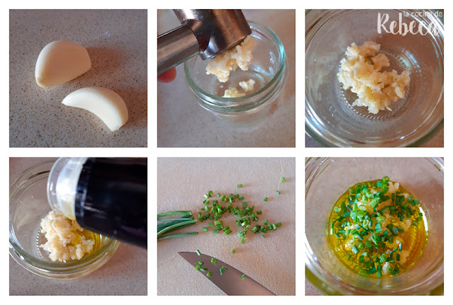 Receta de ensalada de pimientos marinados con burrata: el aliño