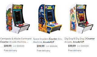 Arcade1up Counter Classic Arcade Machines 99 Free Shipping