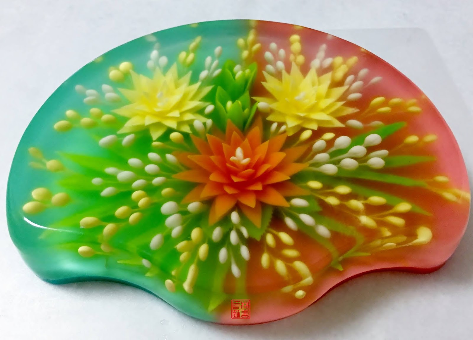 Yochana's Cake Delight! Beautiful Jelly Art