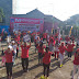Jalan Sehat Warga Pelem Bersama BNN Kabupaten Kediri Peringati HUT RI Ke 74
