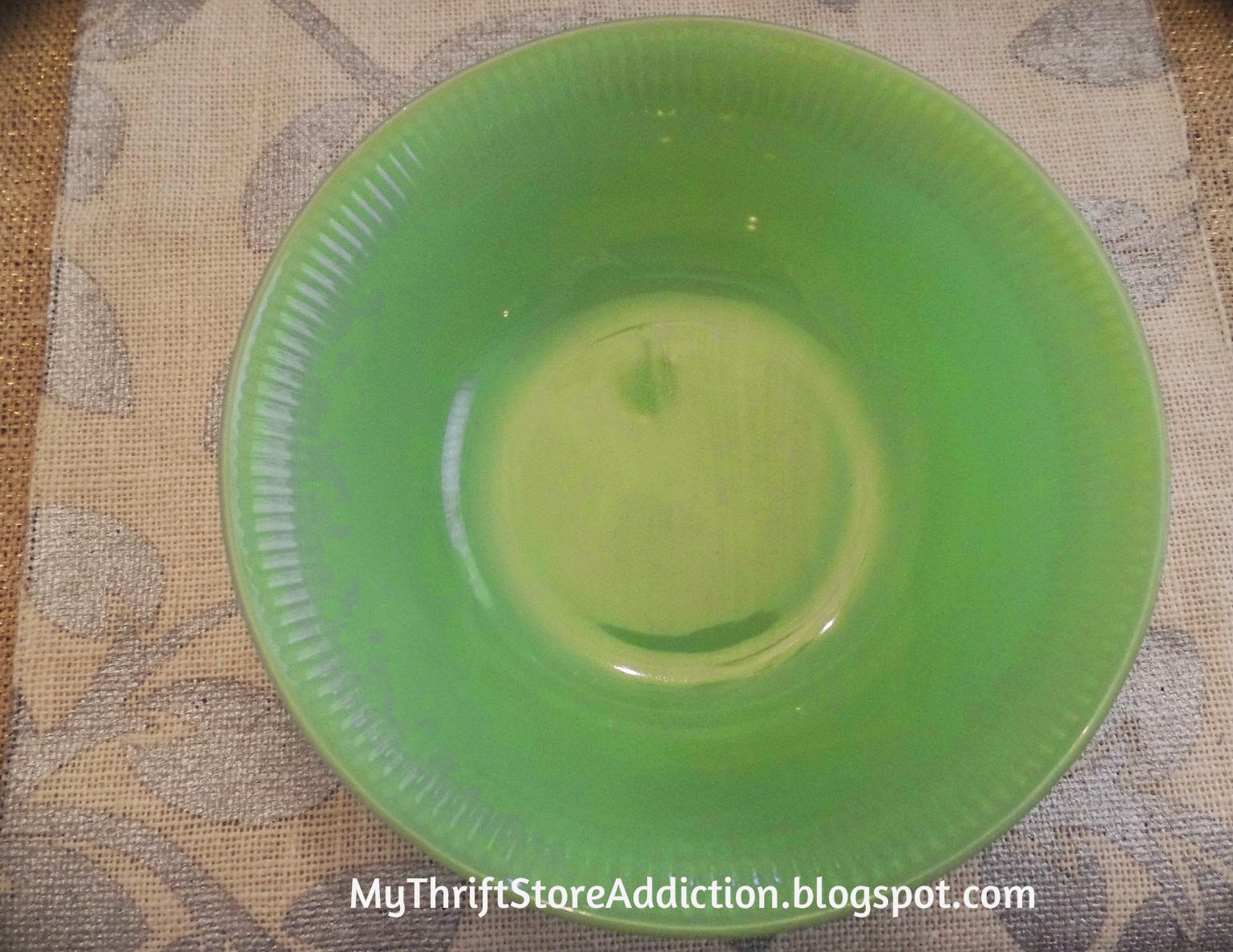 Vintage jadeite bowl