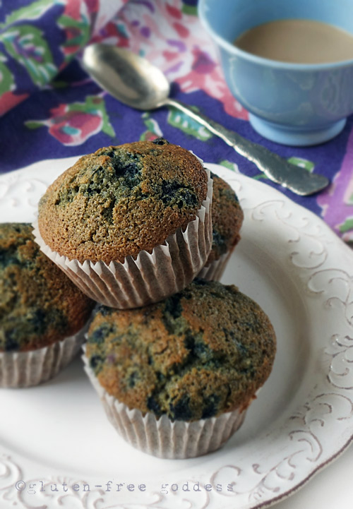 Gluten Free Goddess Recipes GlutenFree Blueberry Muffins No Xanthan Gum