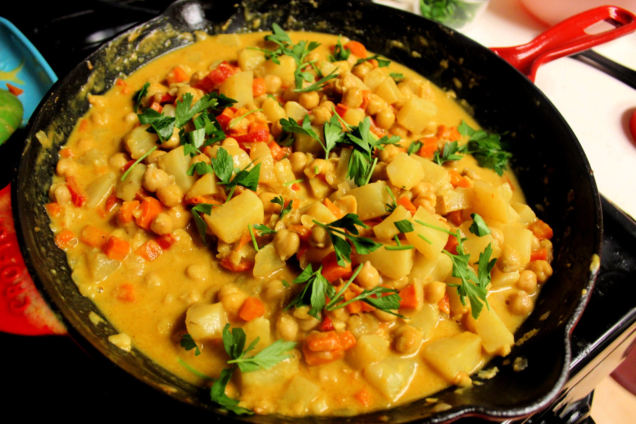 Easy Garbanzo Curry A Bountiful Love