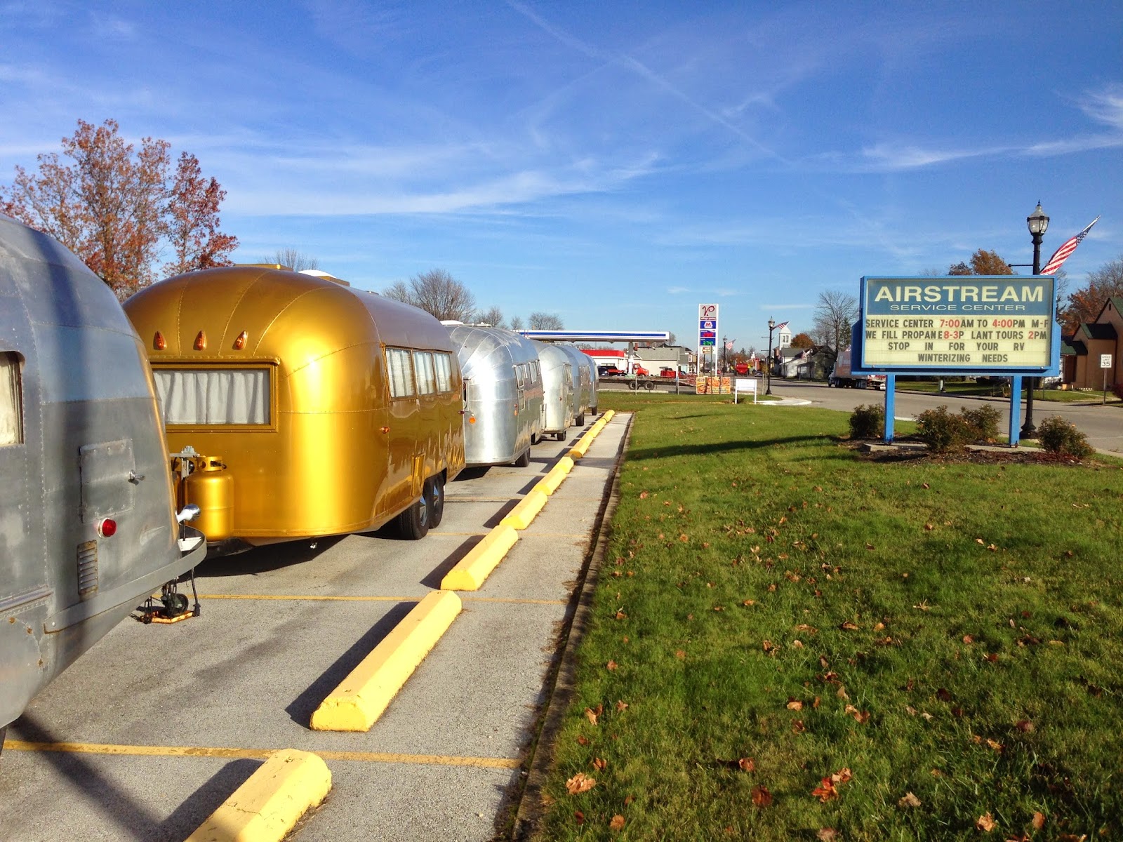 Cozy Rosie Airstream Terraport, Airstream Factory, Jackson Center, Ohio