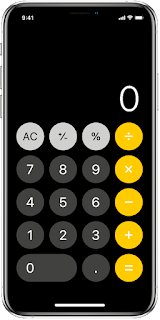 iPhone design calculator in android