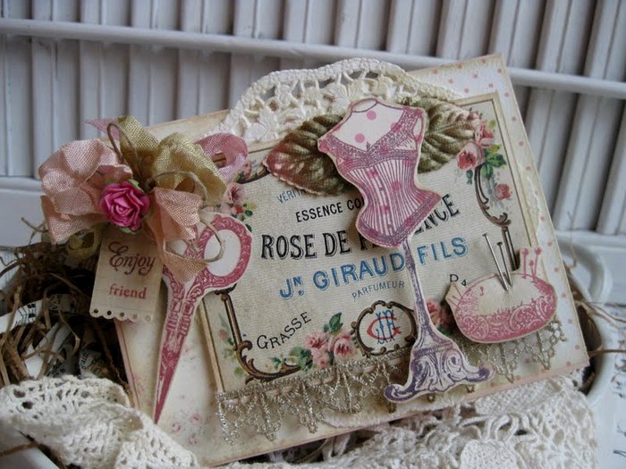 AMARNA ARTESANATO E IMAGENS SCRAPBOOK ESTILO VINTAGE