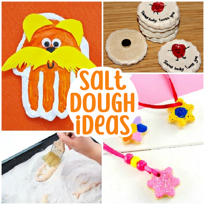 Salt Dough Starfish Kids Craft - The Crafting Chicks