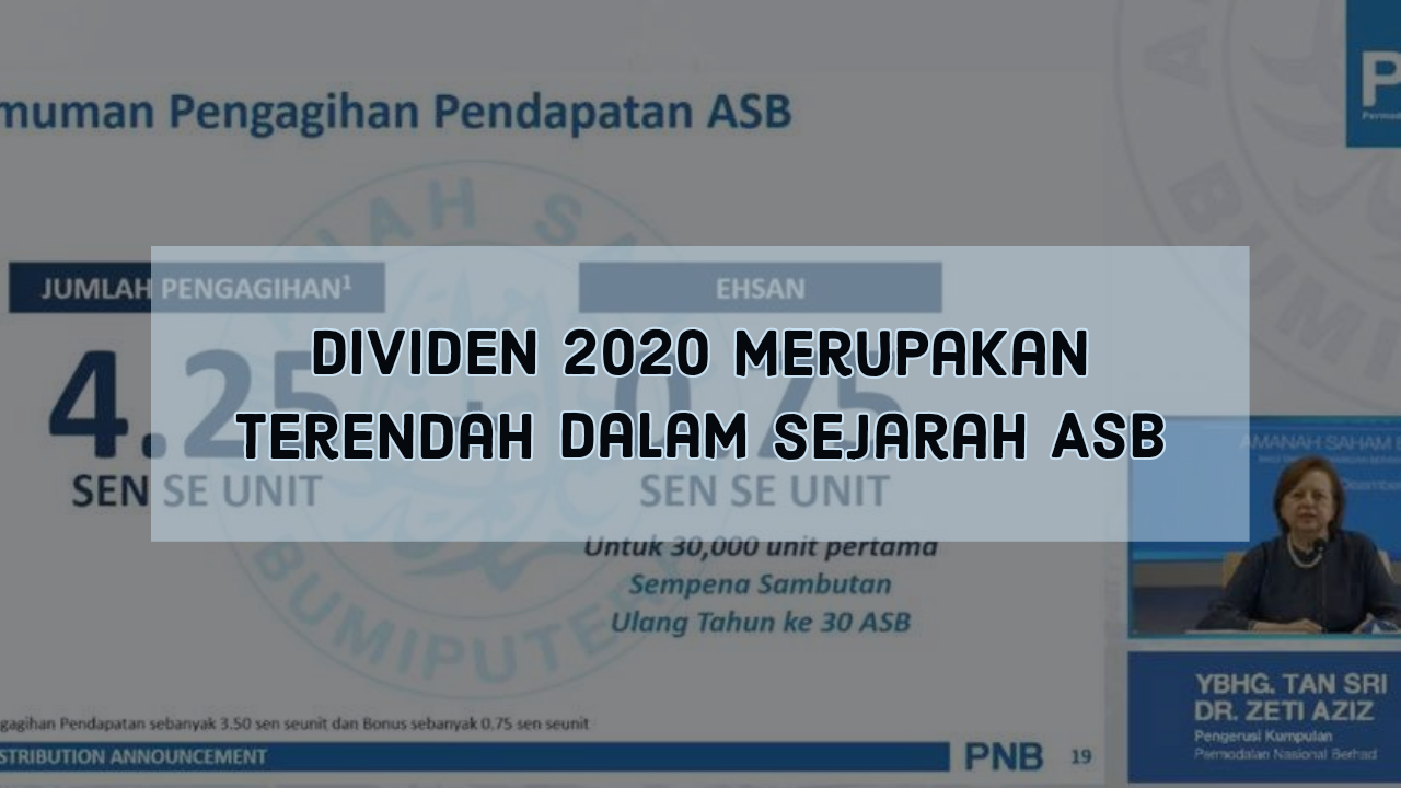 2022 jangkaan dividen asb Kadar Dividen