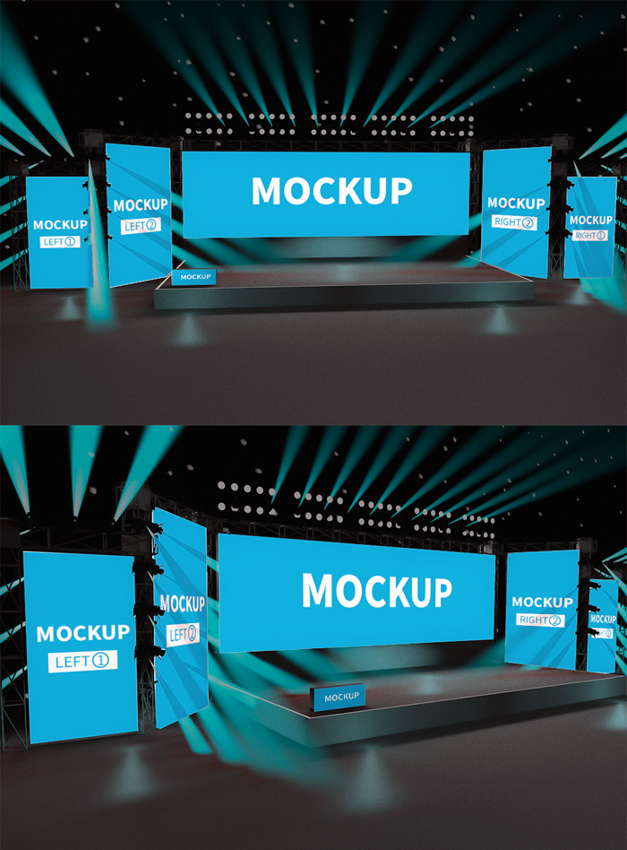 Original Scene Stage Background Mockup Original Scene Stage Background Mockup