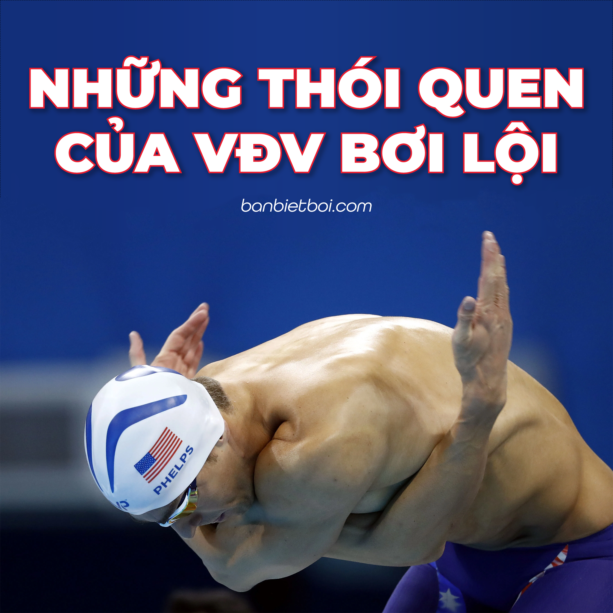 Tại sao VĐV bơi lội làm điều đó? Giải thích về những thói quen của VĐV bơi