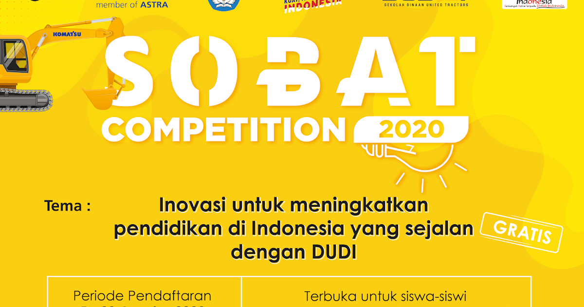 SOBAT Competition 2020 Info Lomba 2021 Terbaru