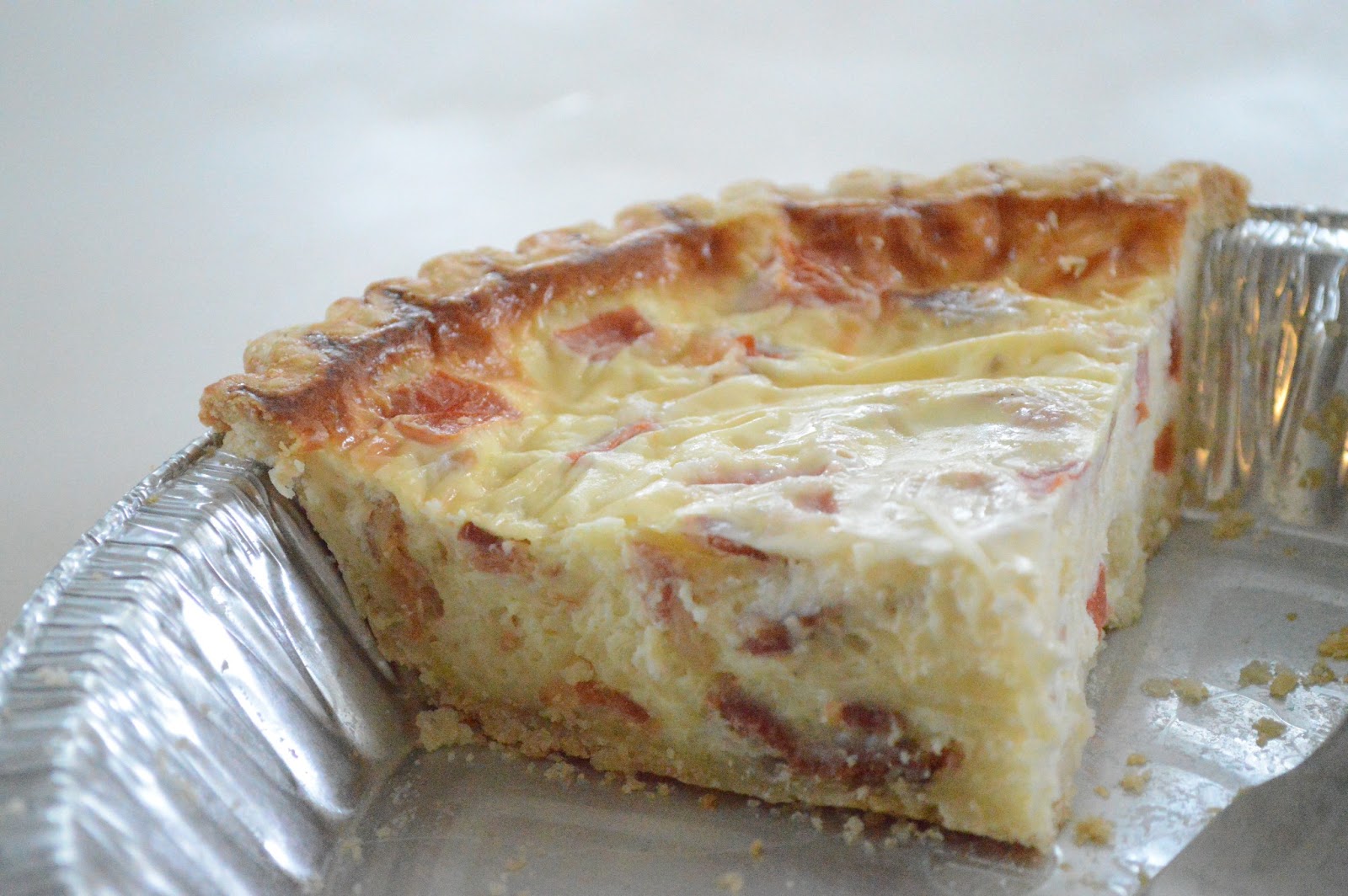 The Art of Comfort Baking Bacon and Tomato Quiche