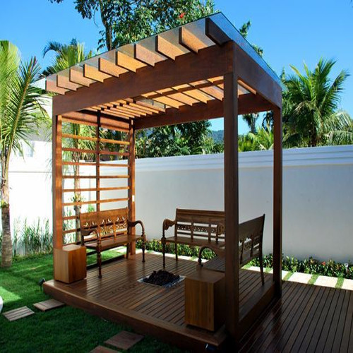 Pergola Kayu Minimalis