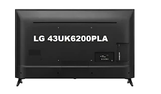 LG 43UK6200PLA TV - rear side