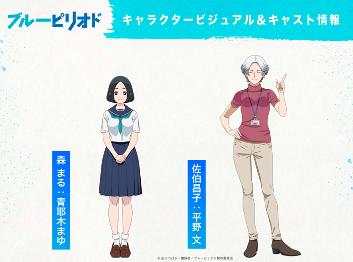 Blue Period anime - personajes