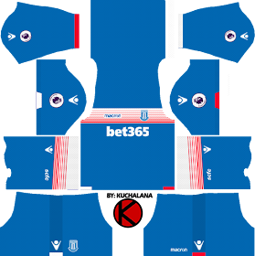 Stoke City F.C. Kits 2017/2018 - Dream League Soccer