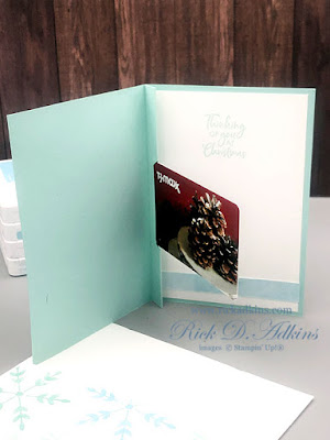 How to make a Snowflake Splendor Holiday Gift Card Holder.  Click to learn More!