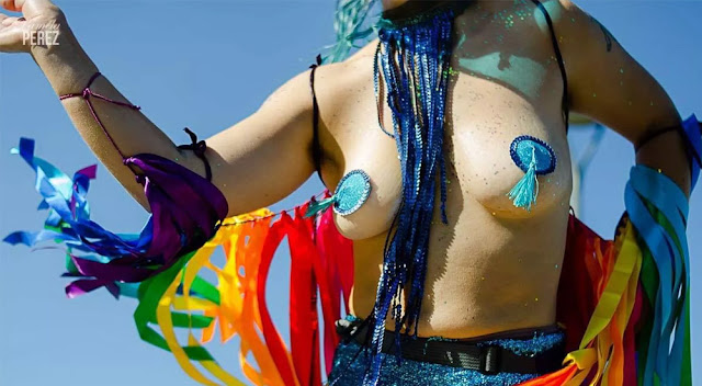 Moda: 'Tapa-mamilo' ganha adeptas no pré-carnaval do Rio