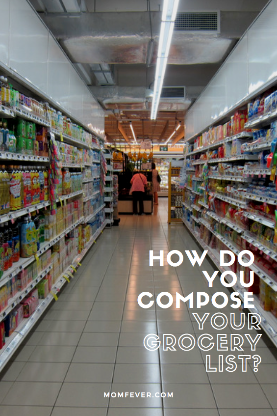 grocery list grocery list