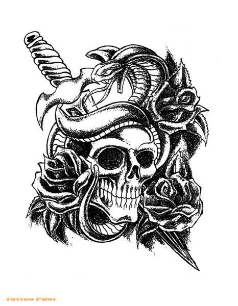 Cool Ink Tattoos Designs: tattoos with skulls