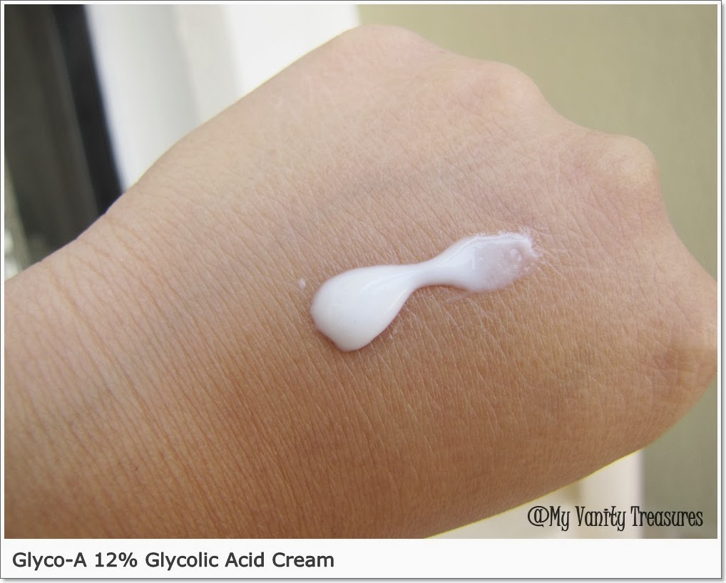 GlycoA 12 Glycolic Acid Cream Review My Vanity Treasures