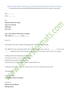 sample letter to attorney requesting update in your case sample letter to attorney requesting update in your case