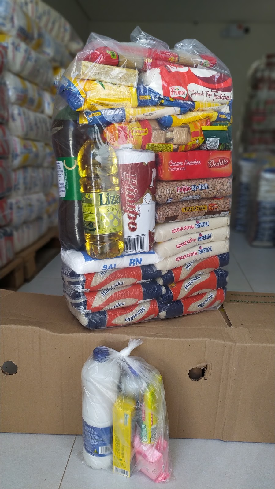 Tauá Cesta Básica Cestas para doações Tauá Cesta Básica Cestas para doações