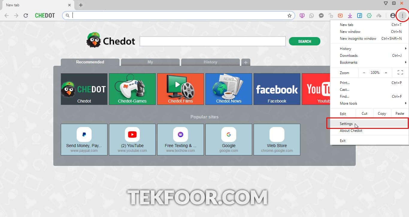 تحميل متصفح تشي دوت Chedot للكمبيوتر من ميديا فاير 2020