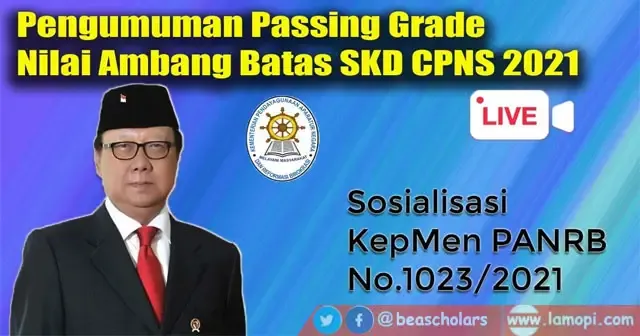 Passing grade cpns 2021 terbaru